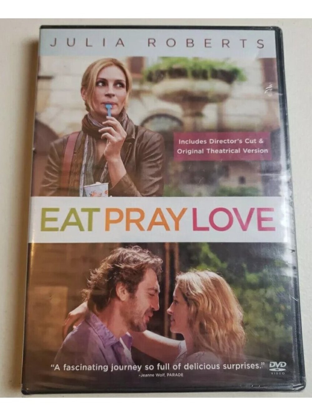 Eat Pray Love (DVD, 2010) New/Sealed